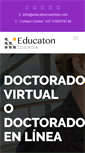 Mobile Screenshot of doctoradovirtual.com